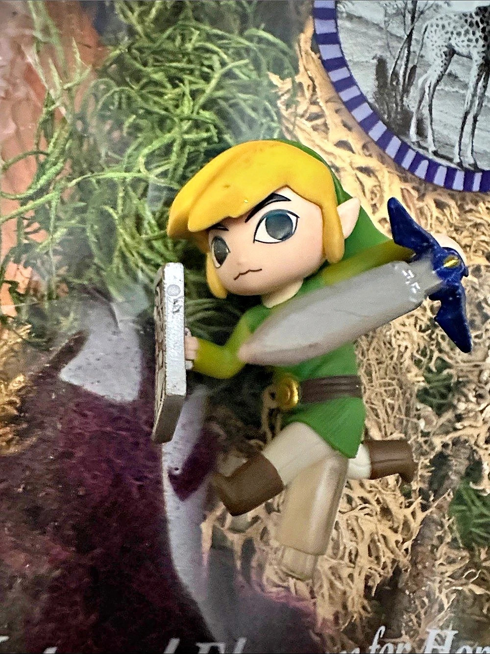 Nintendo The Legend of Zelda Wind Waker Amiibo for display only.